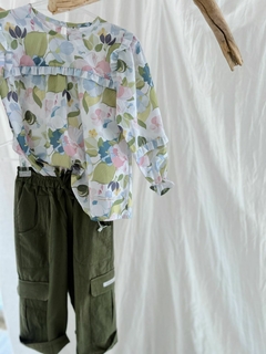 Pantalon tusor verde - santa paciencia