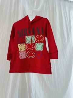 Buzo nirvana rojo - comprar online