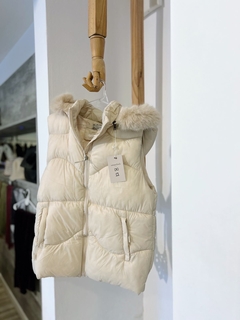 Chaleco inflable beige - comprar online