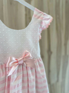 Vestido plumeti rosa