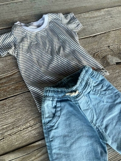Remera rayas bebé