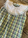 Vestido cuadrillé verde