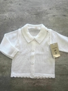 Saquito blanco con cuello