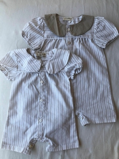 Enterito rayas cuello vizon - comprar online