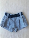 Short moño azul