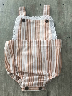 Bombachudo lineas camel y rosa - comprar online