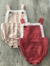 Bombachudo lineas camel y rosa