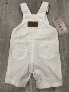 Jardinero jean blanco - tienda online