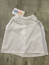 Camisa cuello flor