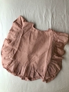 Camisa volado rosa viejo