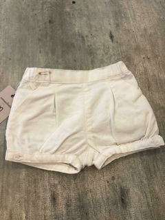 Short pique blanco