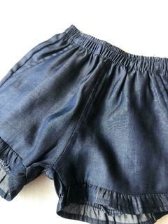 Short azul volados - comprar online