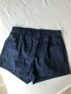 Short gabardina azul