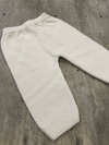 Pantalon tejido blanco