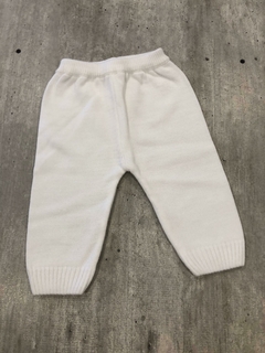 Pantalon tejido blanco - comprar online