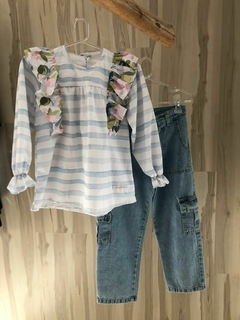 Camisa CARO celeste - comprar online