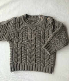 Sweater botones bebé - santa paciencia