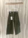 Jean wide leg verde
