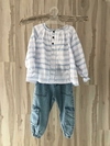 Camisa CARO vainillas celeste