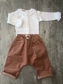 Pantalón corderoy rosa - comprar online
