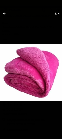 Acolchado piel con corderito a tono Queen Size en internet
