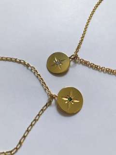 Collar Zibá • Cristal • Oro - comprar online