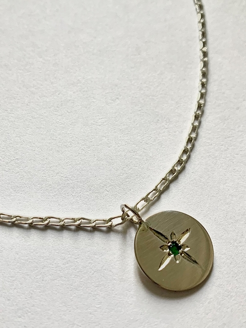 Collar Zibá • Verde • Plata 925