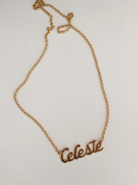 Collar Calado - Plata 925 bañado en oro