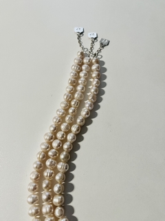 Collar La Pieta . Plata 925 y perlas de Rio