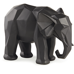ESCULTURA ELEFANTE PRETO