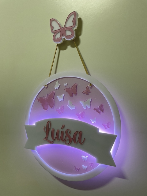 Led borboleta - Personalize como quiser