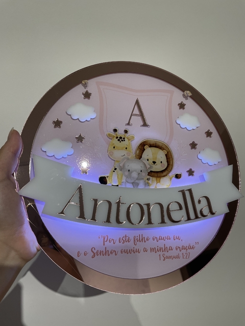 Led safari rose - Personalize como quiser