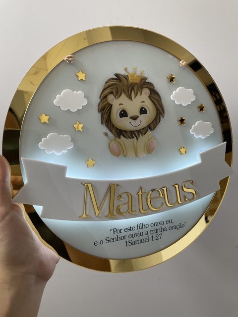 Led leão - Personalize como quiser - 5