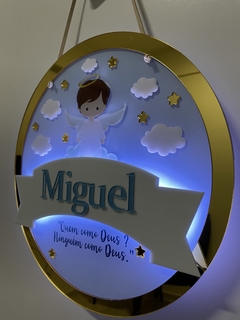 Led anjinho - Personalize como quiser - Quadros - Porta maternidade - Frases Decorativas - Presentes | Sweet Decor