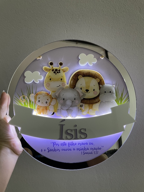 Led safari menina - Personalize como quiser - 4