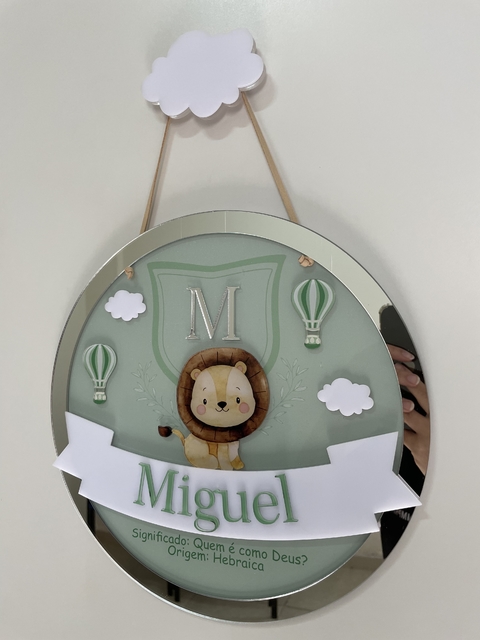 Porta Maternidade - arco espelhado - SEM LED