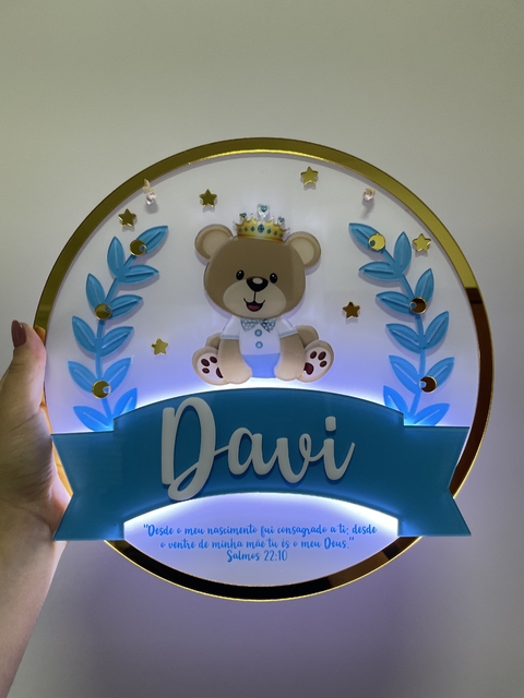 Led urso príncipe 2- Personalize como quiser