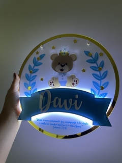 Led urso príncipe 2- Personalize como quiser - comprar online