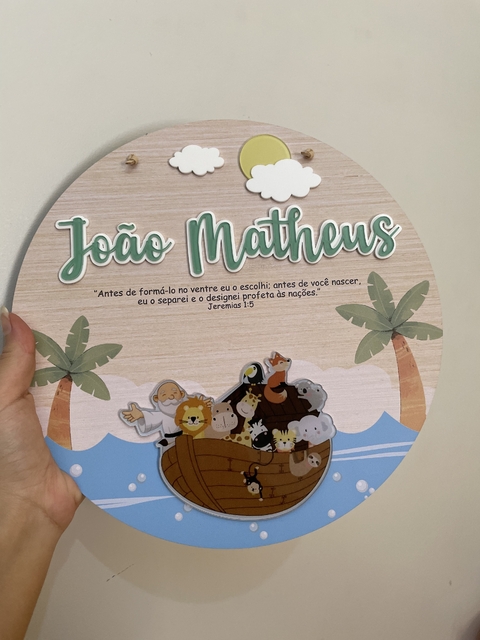 Porta Maternidade - arca de Noé safari