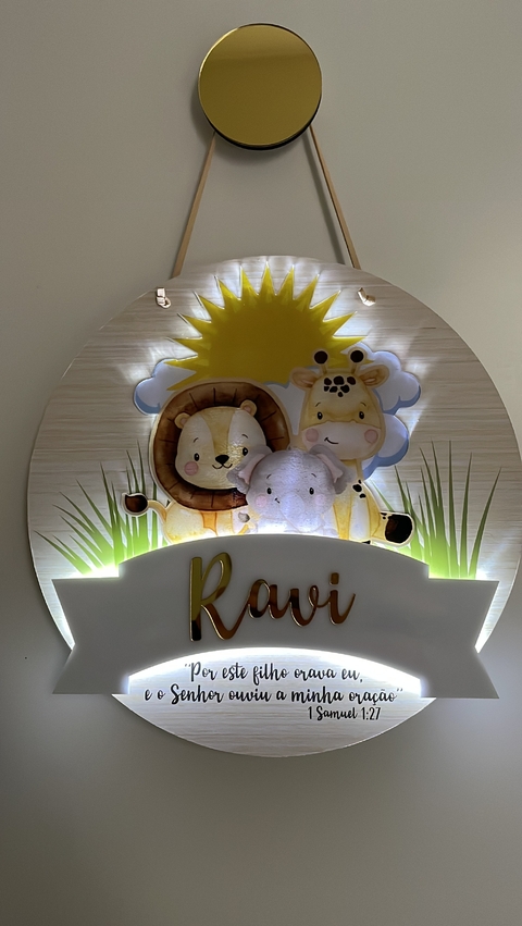 Led safari sol - Personalize como quiser