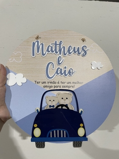 Porta Maternidade - urso + carrinho - loja online