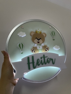 Led urso príncipe - Personalize como quiser na internet