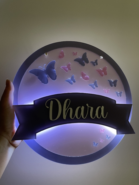 Led borboleta 2 - Personalize como quiser