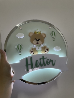Led urso príncipe - Personalize como quiser - comprar online