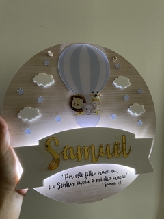 Led safari + balão - Personalize como quiser na internet