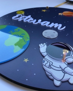 Porta Maternidade - Astronauta - Quadros - Porta maternidade - Frases Decorativas - Presentes | Sweet Decor