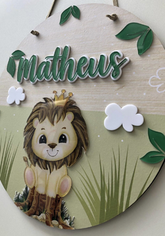 Porta maternidade mdf - safari 6 - comprar online