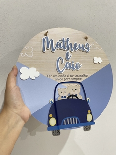 Porta Maternidade - urso + carrinho - comprar online