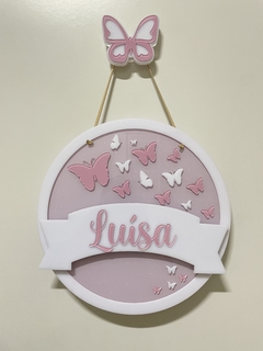 Led borboleta - Personalize como quiser - Quadros - Porta maternidade - Frases Decorativas - Presentes | Sweet Decor
