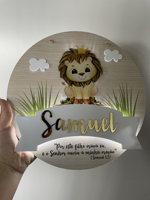 Led leão - Personalize como quiser - 3